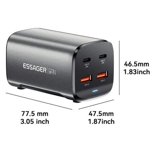 Essager USB C GaN Carregamento Rápido  - Foto 3