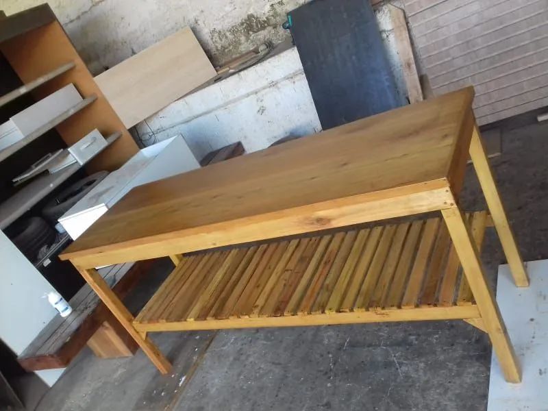 Mesa de Madeira de eucalipto  - Foto 3