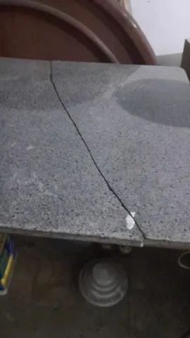 mesa grande de pedra granito e ferro - Foto 2