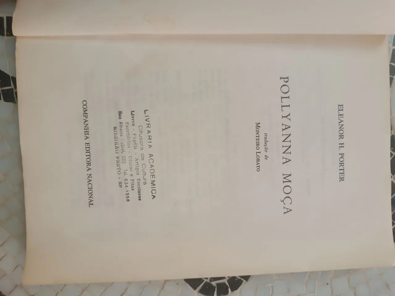 LIVRO ANTIGO POLIANNA MOÇA - Foto 3