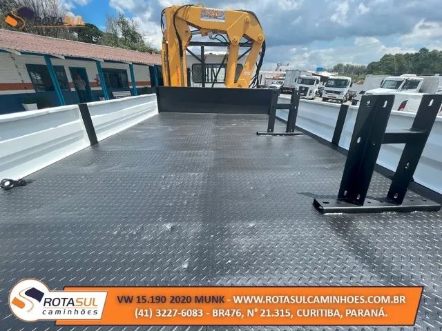 VW 15.190 2020 Munck e Cabine Suplementar - Foto 13