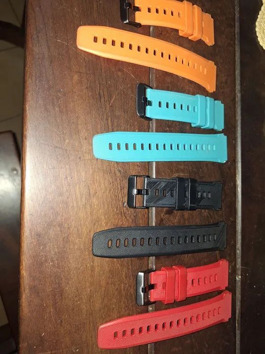 Relógio Inteligente Carbon Rover X + 4 pulseiras + 2 carregadores + 2 películas protetoras - Foto 3