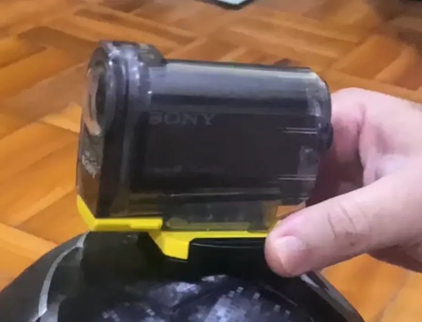 Câmera de ação Sony HDR-AS15 a prova d?água - com case estanque - Foto 3
