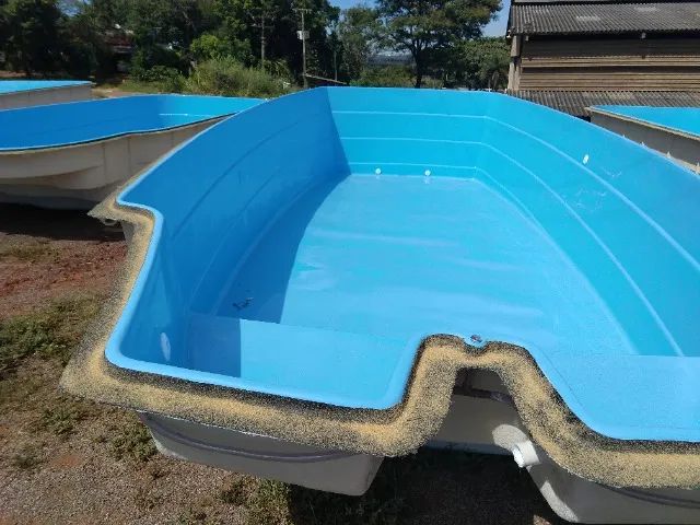 Piscina 9,55x3,85m (15x) prof. 1,20 a 1,65m. Oferta. Direto da fábrica. - Foto 2