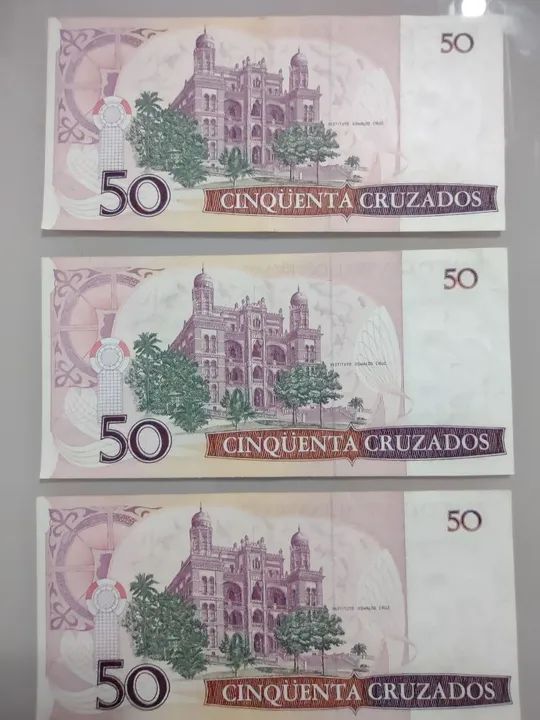 Cédulas antigas de 50 cruzados - Foto 2