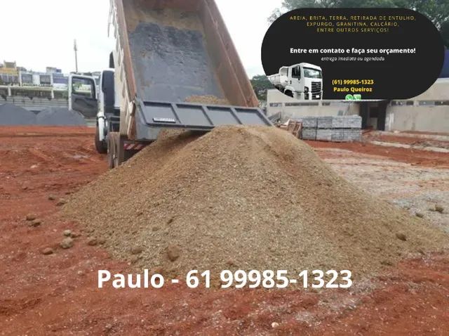 Terra p/ aterro, terra p/ grama, areia,  brita, cascalho, granitina, retirada de entulho - Foto 6