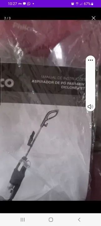 Acessórios aspirador philco pas1440  - Foto 2