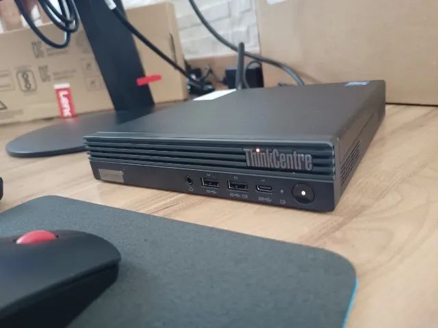 Desktop Lenovo Thinkcentre Tiny | Monitor ThinVision T22 IPS | Teclado e Mouse sem fio Le - Foto 3