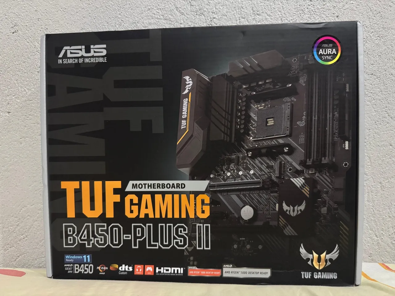 Placa-mãe TUF GAMING B450-PLUS II - Lacrada na Caixa