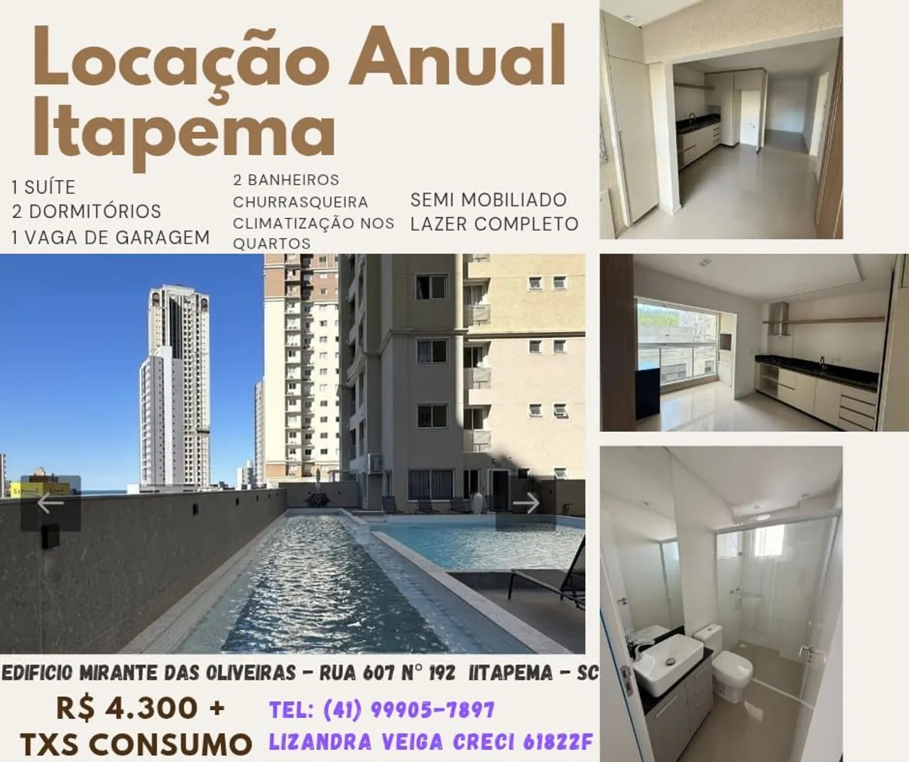 Aluguel Anual em Itapema