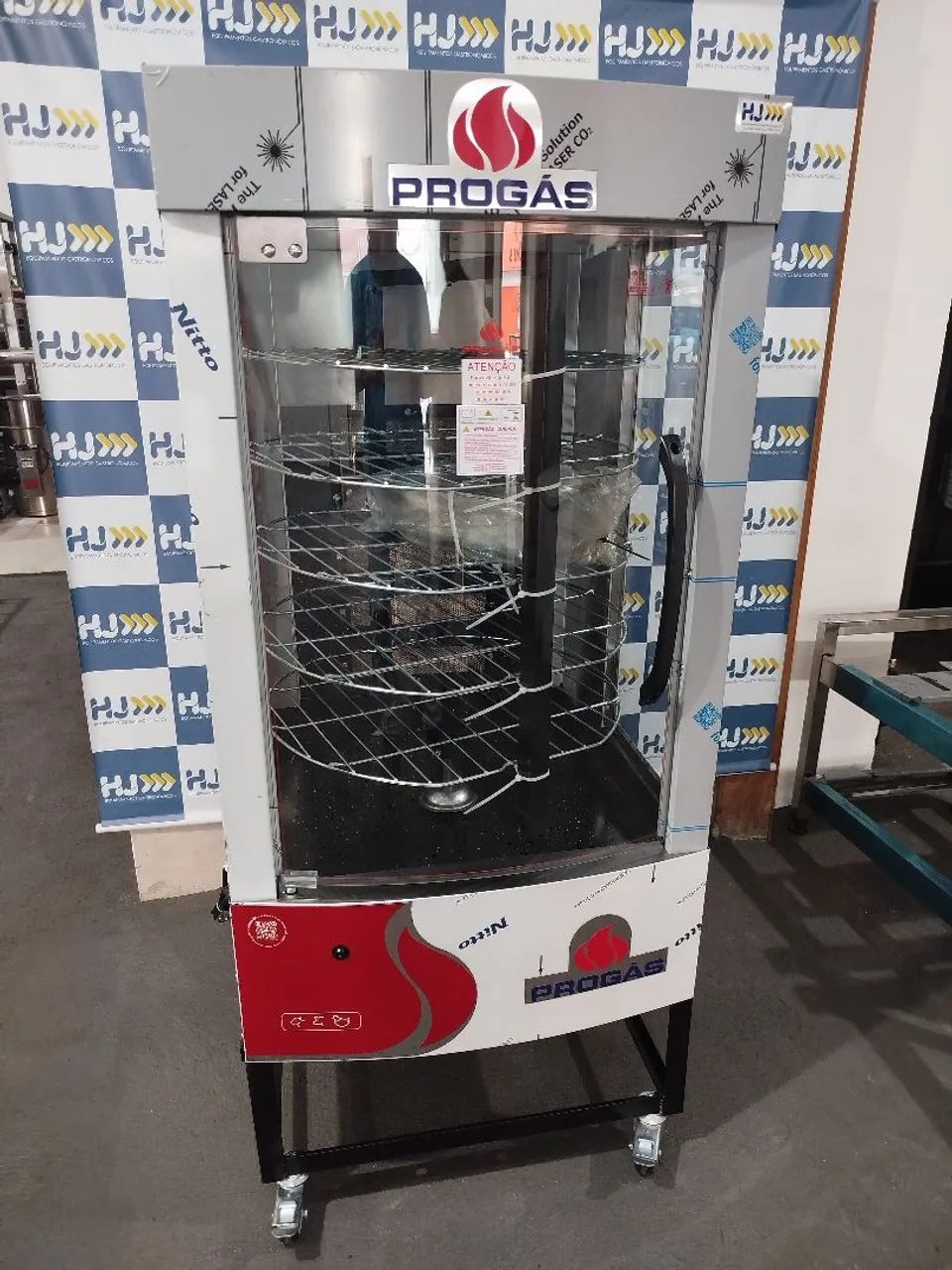 R1 Assador de carne e frango 75kg giratória Progás 