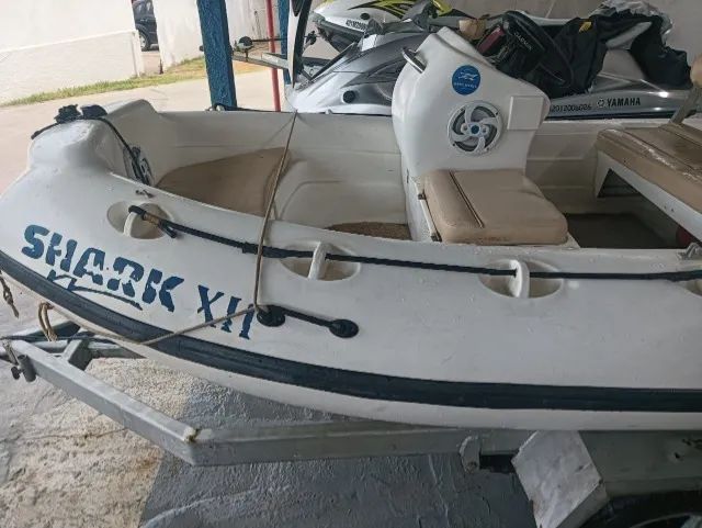 Bote Marca SBoats Casco Borracha 2014 Motor 25HP - Ótimo Estado / Motor Zero