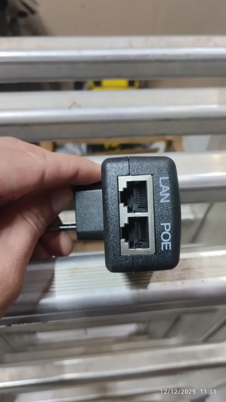 Fonte PoE 48V 0.5A (24W) Passiva - Para Rádios/Antenas - NOVA - Foto 4