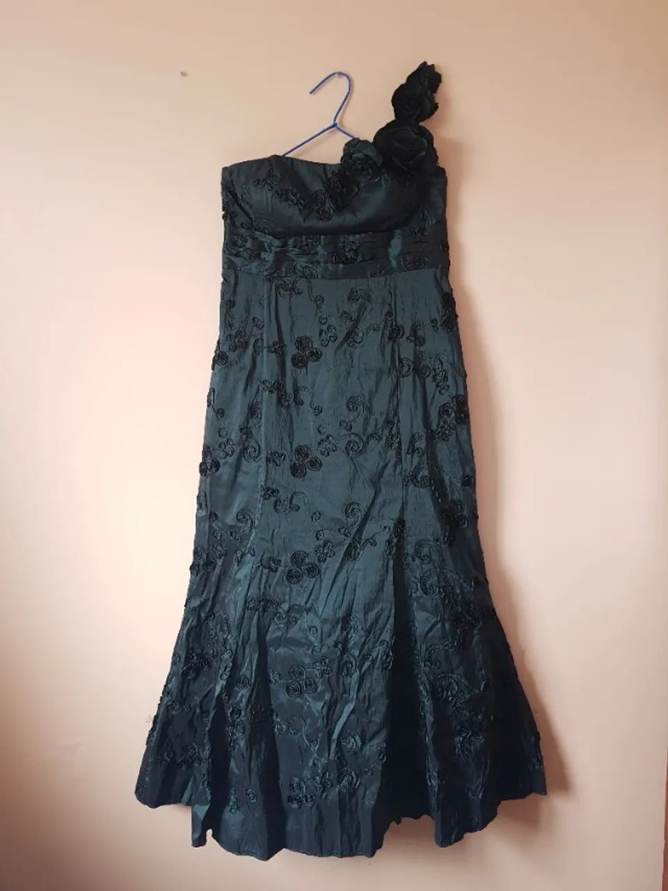 Vestido de festa Verde Escuro Tam GG