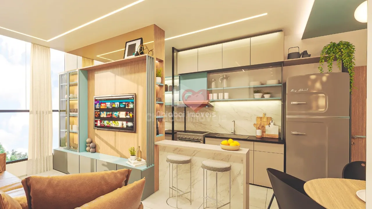 Apartamento à venda em Vila Velha-ES, Praia de Itaparica: 2 quartos, 1 suite, 1 sala, 1 va