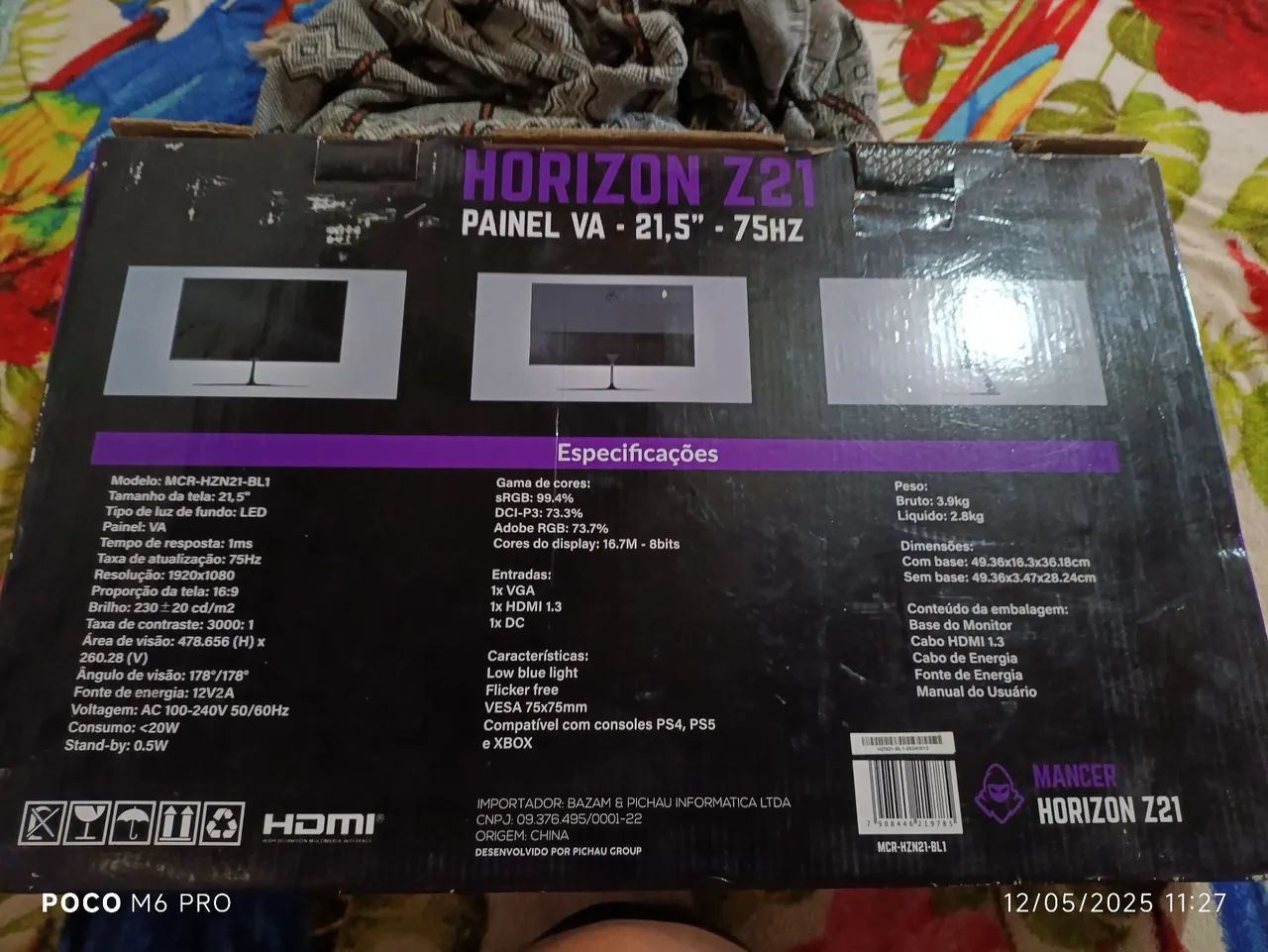 Monitor Gamer 21,5'' Full HD - Foto 5