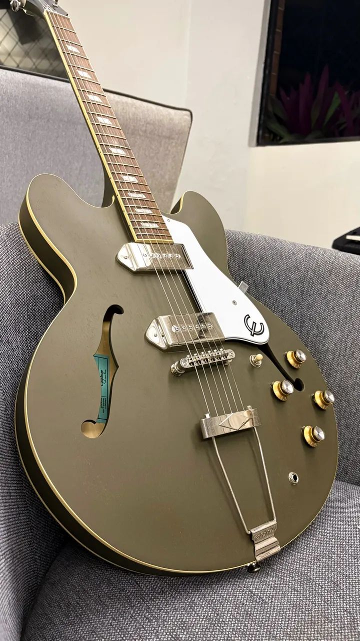 Epiphone casino 2015年製 Epiphone Guitarra elétrica CASINO Coupe Thin-Line Cave, Natural