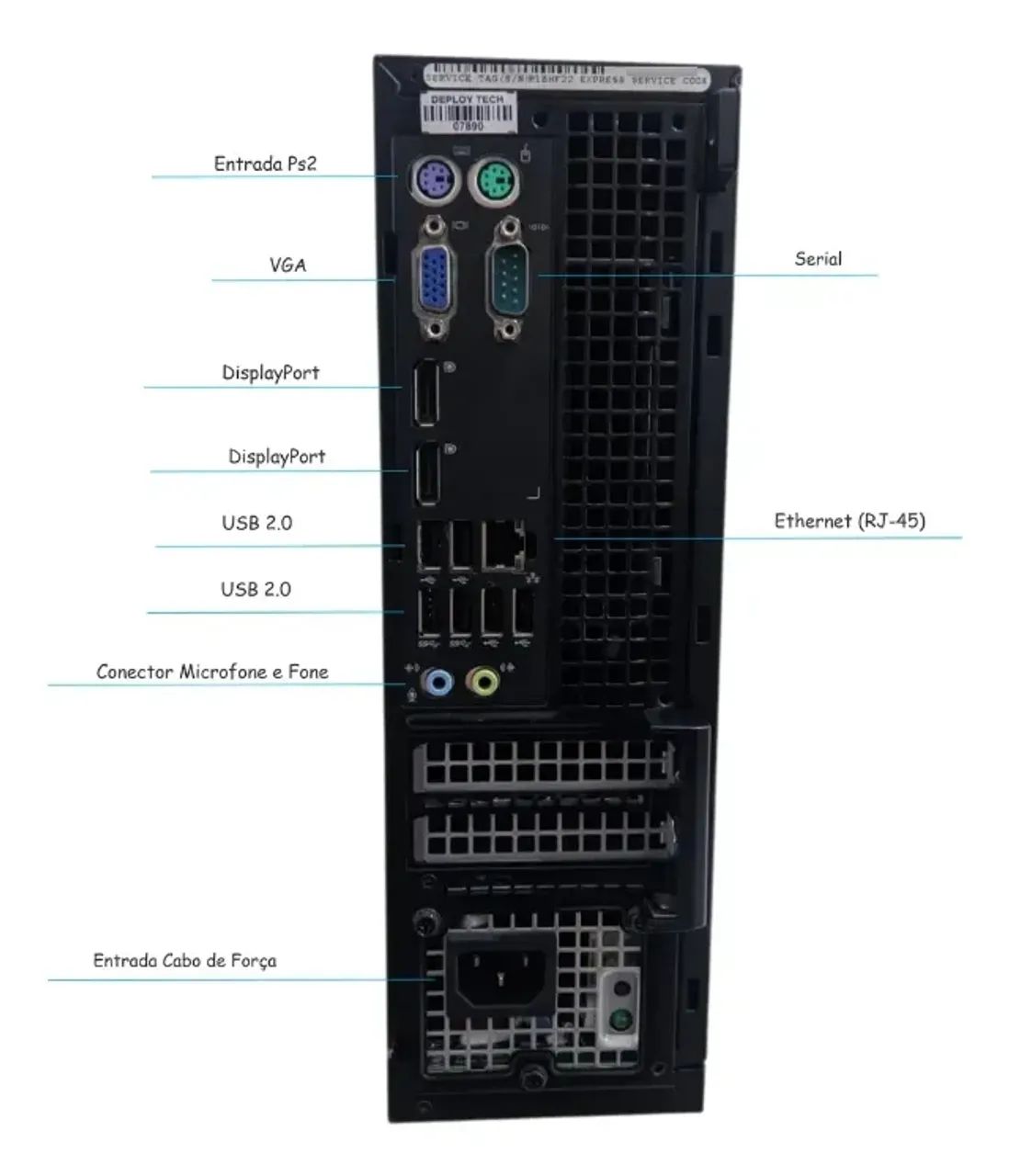 Computador gamer de entrada (Roda LoL) - Dell 7010 i5 3ª - 8GB RAM - 256 SSD - Win10 ou 11 - Foto 5