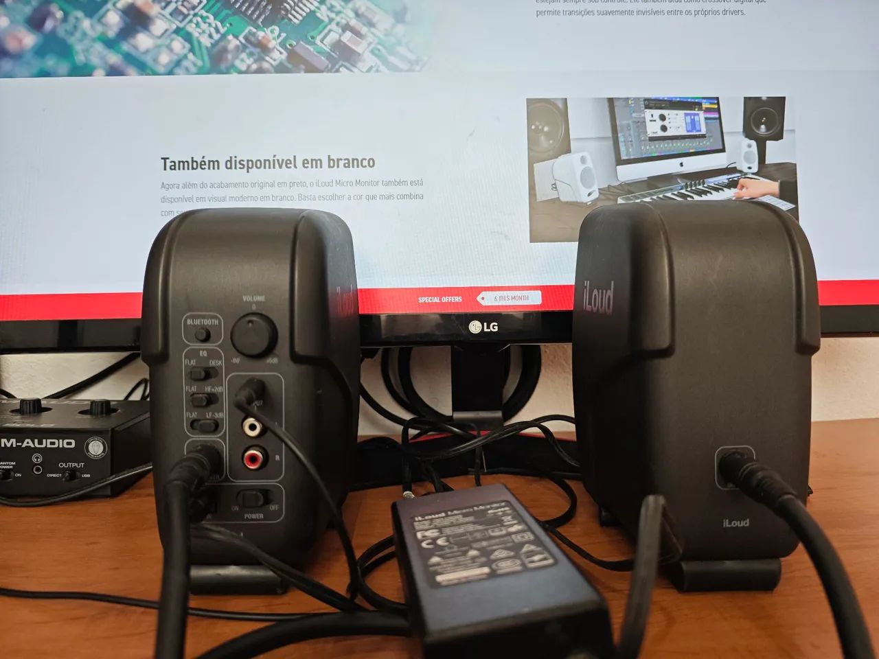 iLoud Micro Monitor de Referência para estúdios de Gravação Caixa de Som com Bluetooth - Foto 4