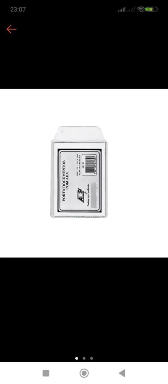 Porta documentos c aba - Foto 2