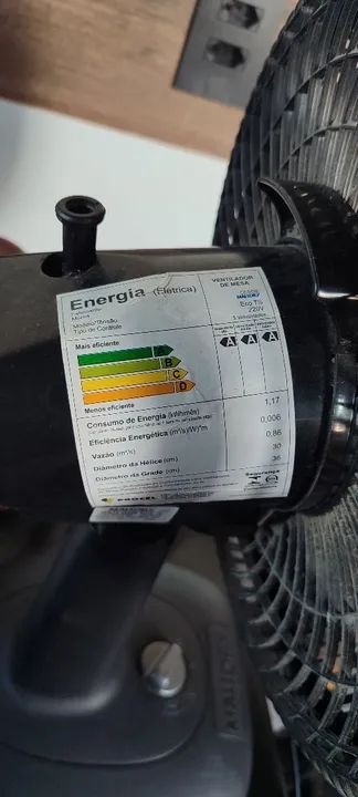 Ventilador de mesa 30cm Mallory  - Foto 4