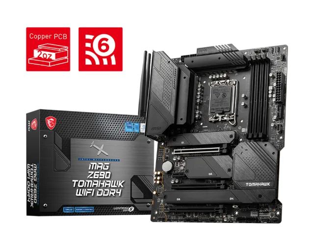 Kit i7 12700k, Placa Mãe MSI Z690 Tomahawk (WiFi+Bluetooth), 32GB