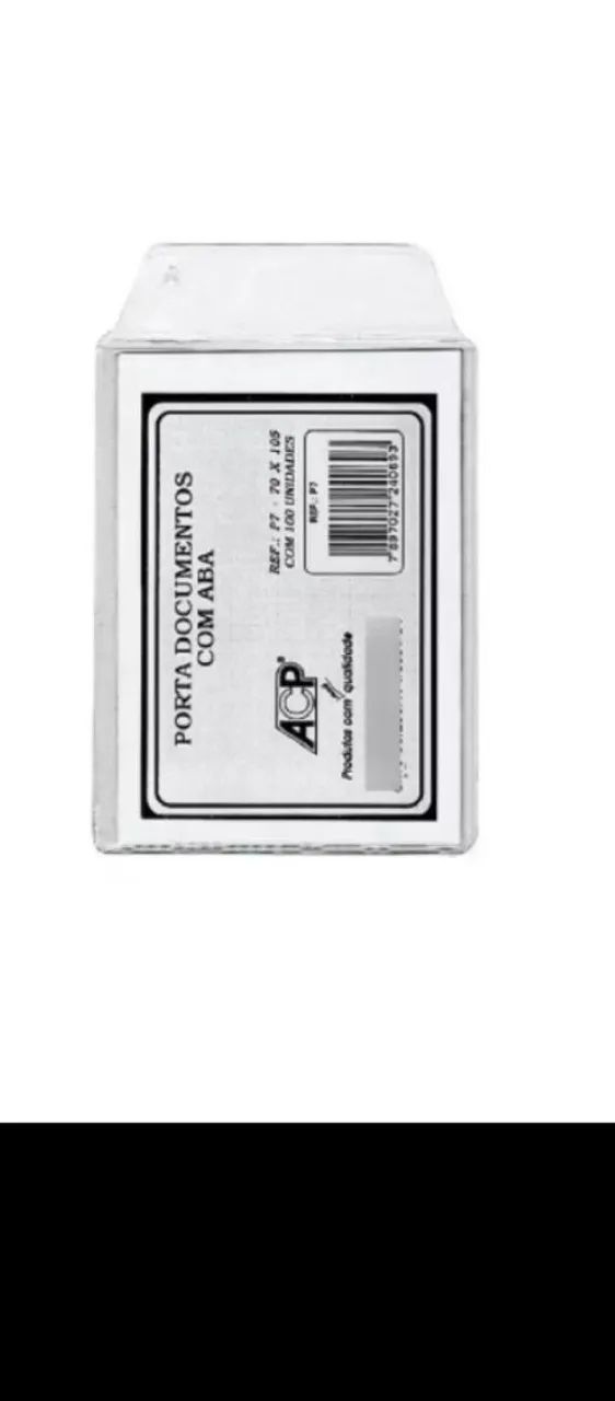 Porta documentos c aba