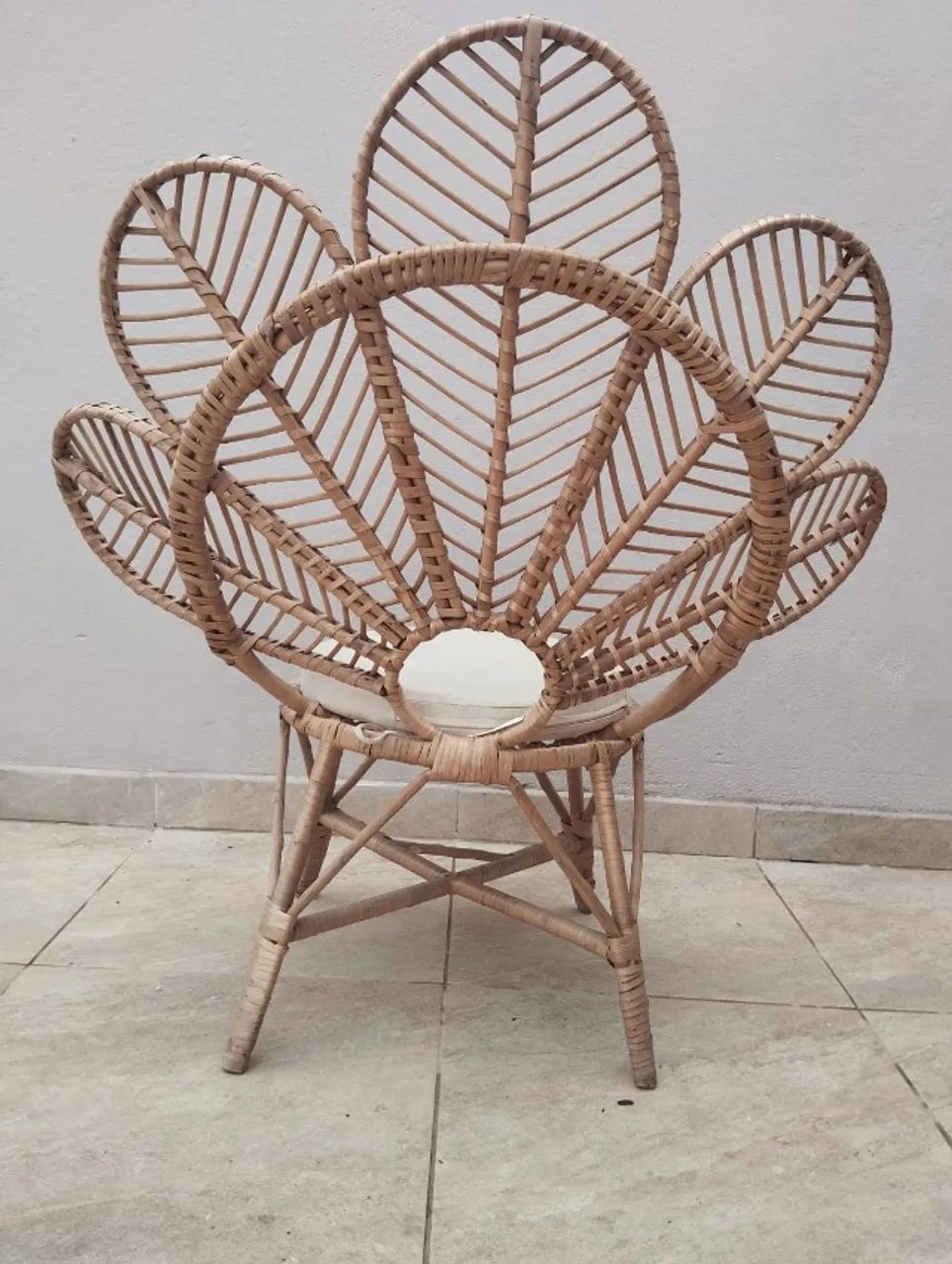 Cadeira Margarida de Vime (Estilo Boho) - Foto 4