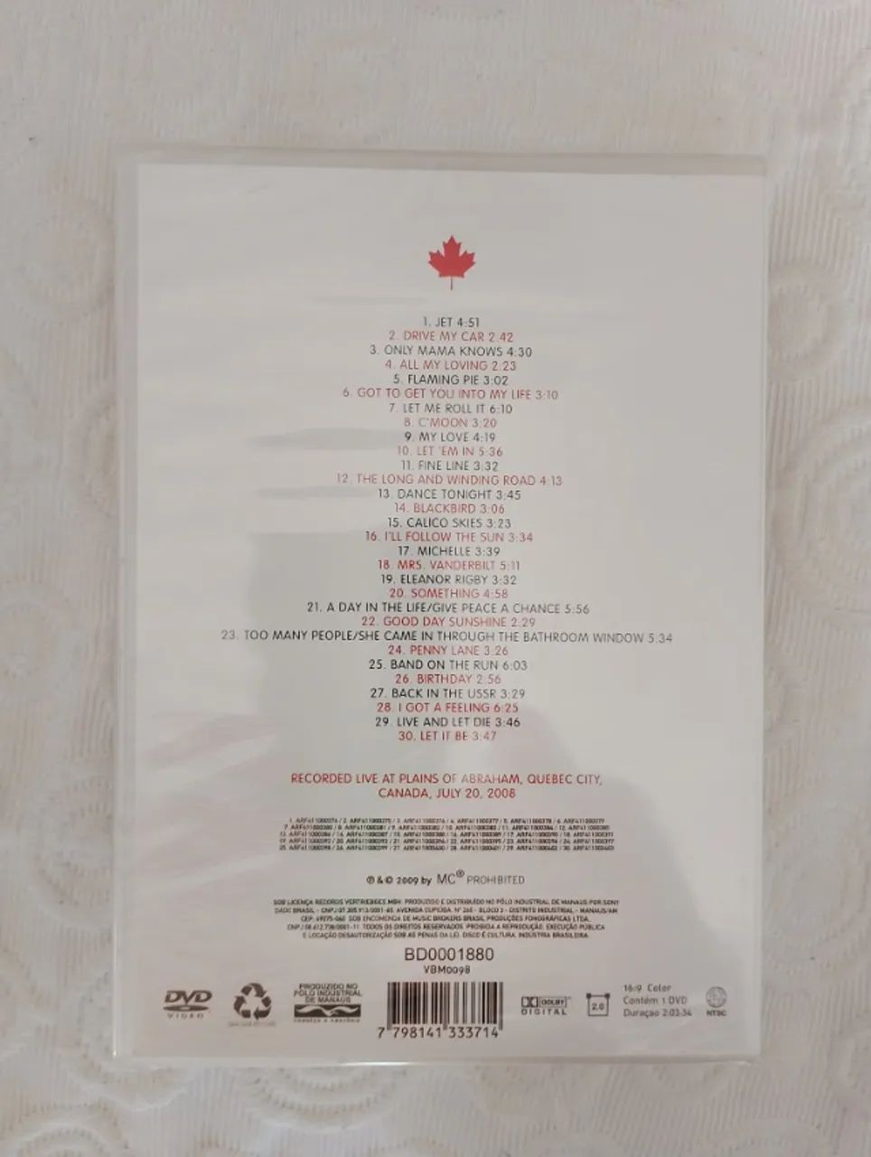 DVD Paul Maccartney - Foto 2