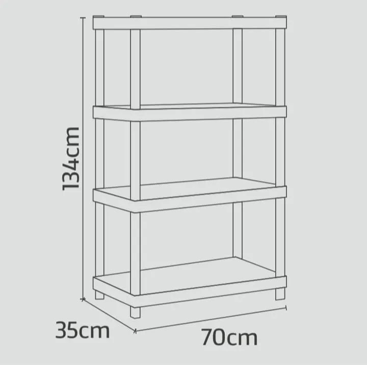 Estante multiuso de plástico  - Foto 2