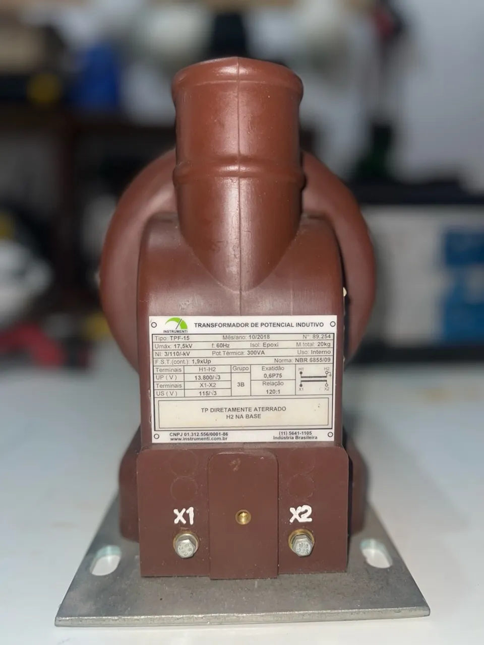 Transformador de Potencial Indutivo 15kV - TPF-15-300VA