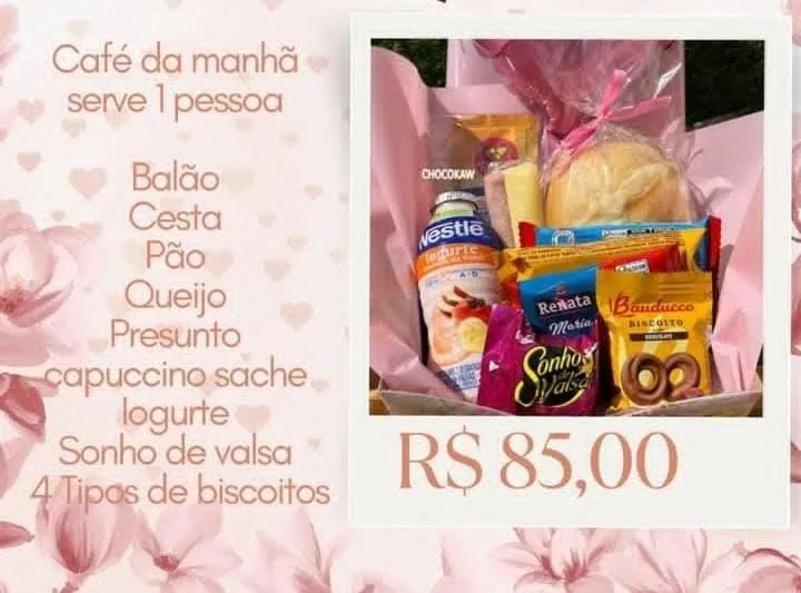 Cesta de café da manhã