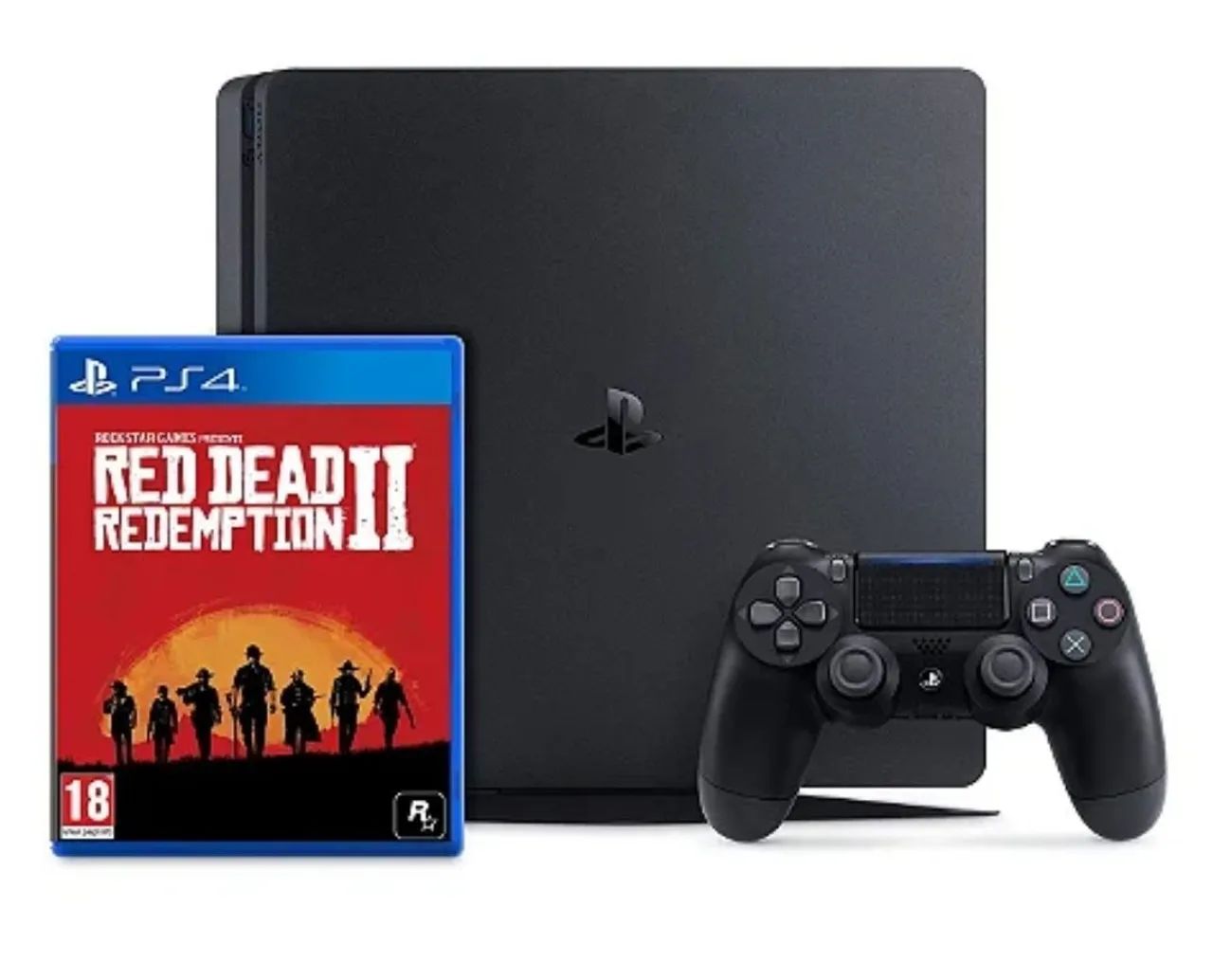 PS4 + GARANTIA +Jogo Red Dead Redemption 2
