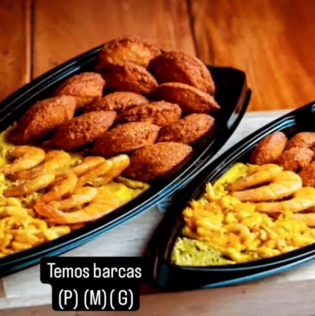 Barcas de acarajé - P, M e G