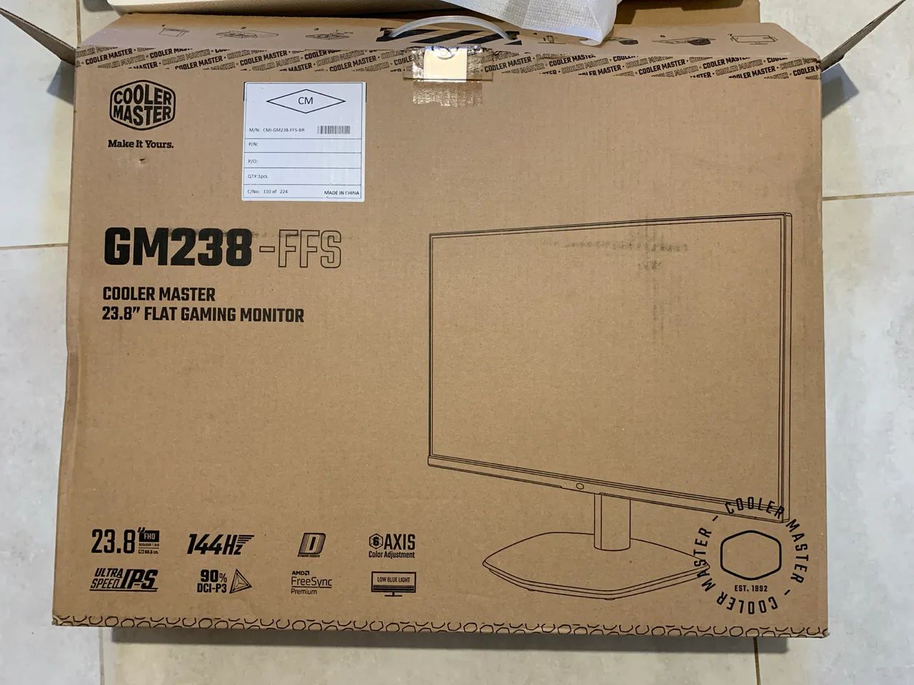 Monitor CM GM238-FFS 144hz Fast IPS 0.5ms - Foto 3