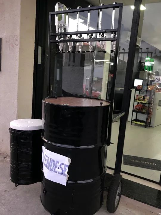 Carrinho de bebidas para eventos