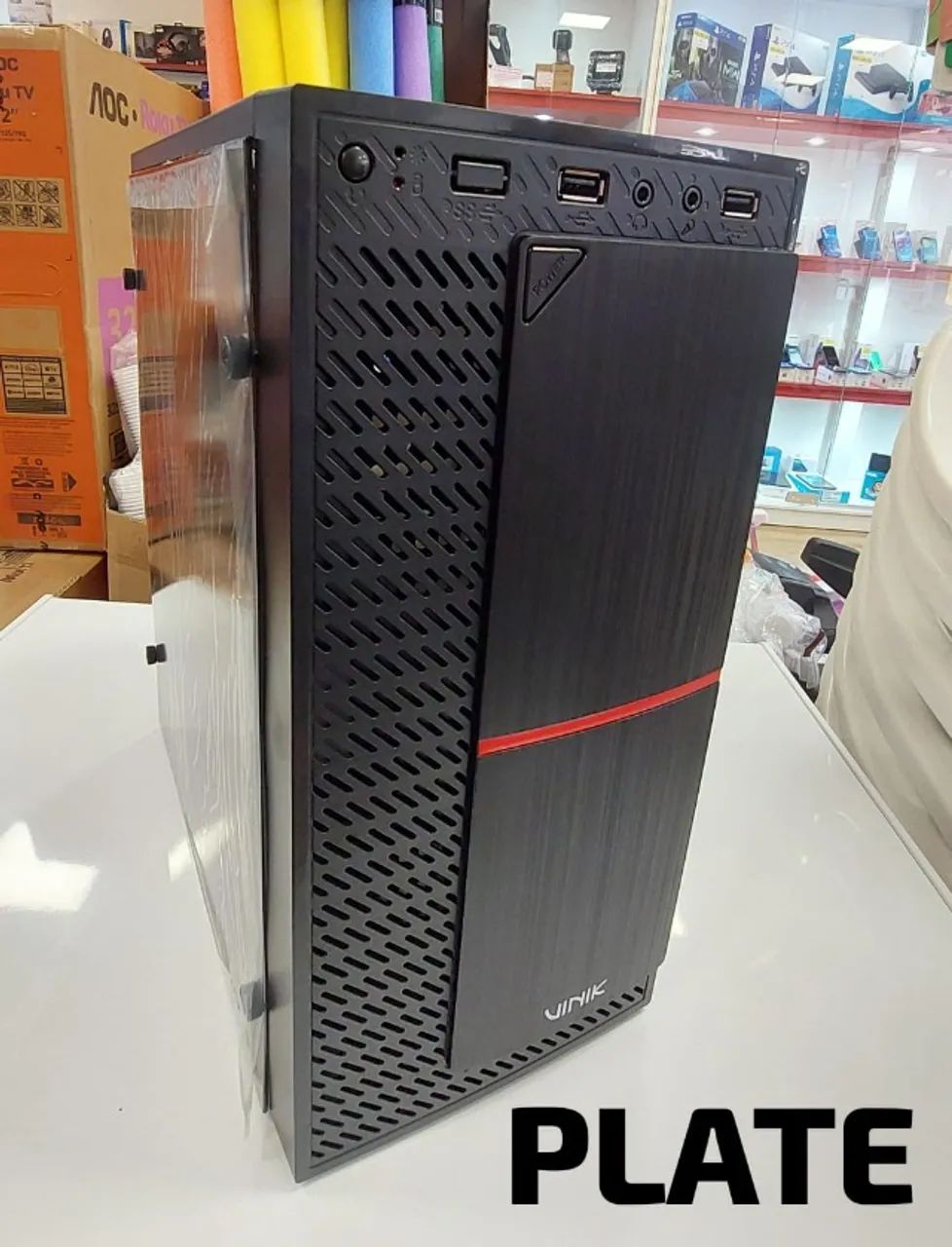 pc completo monitor 19p  4 gb memoria ssd 128 gb teclado e mouse zero  - Foto 3