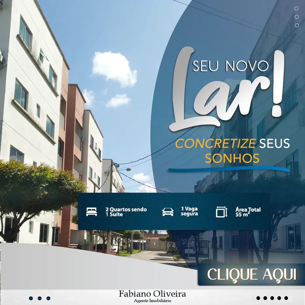 Apartamento para venda com 55 metros quadrados com 2 quartos em Rosa dos Ventos - Parnamir - Foto 2