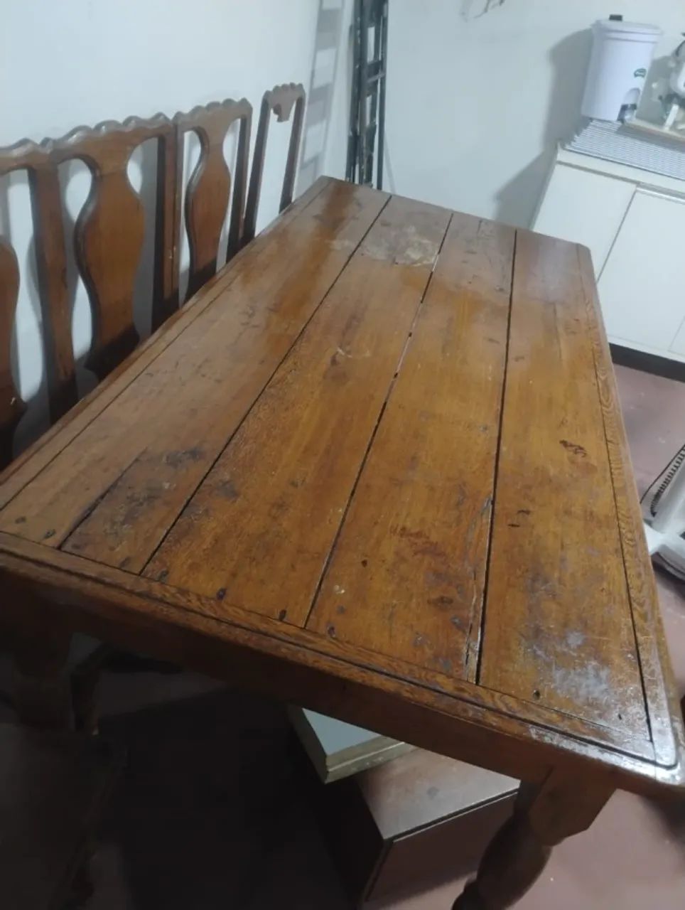 Mesa em madeira maciça (leia a descrição) - Foto 5