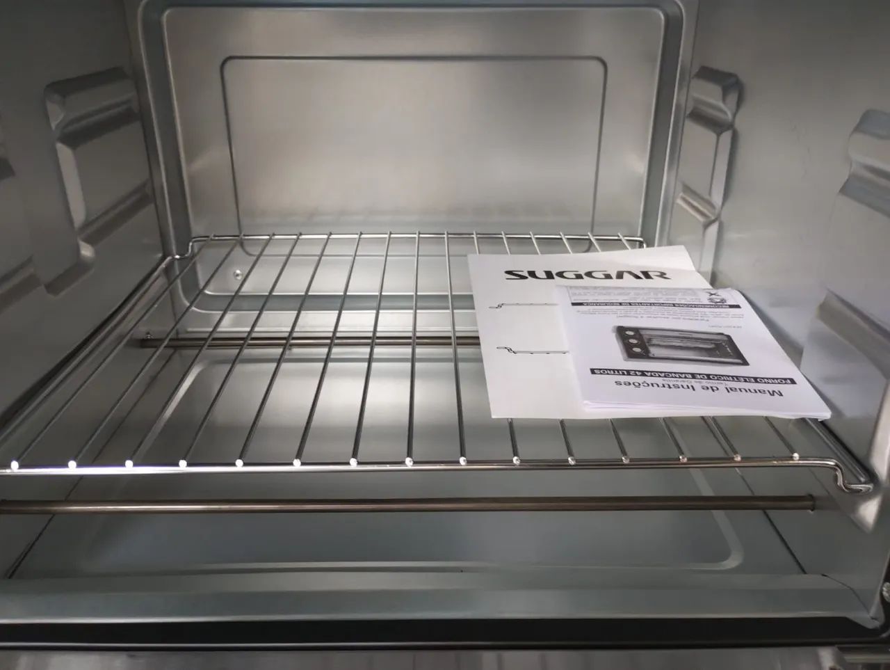 Forno elétrico sugar 42 litros preto fe4202pt 220v - Foto 3