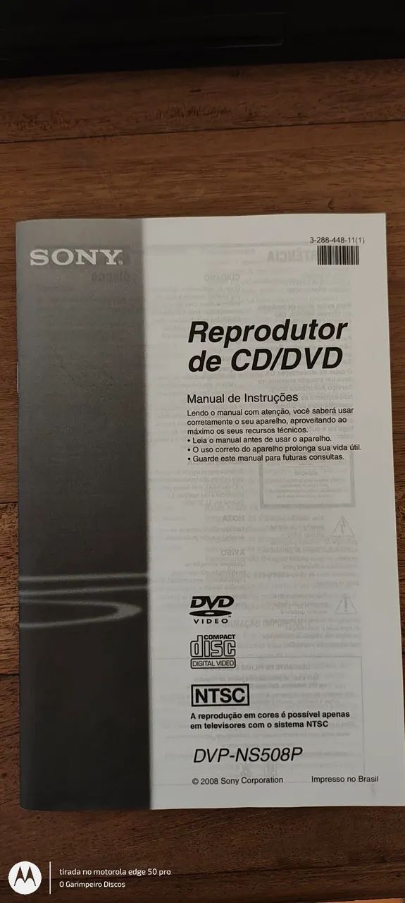 DVD Player CD Sony DVP-NS508P + Controle + Manual+ Caixa - Foto 5
