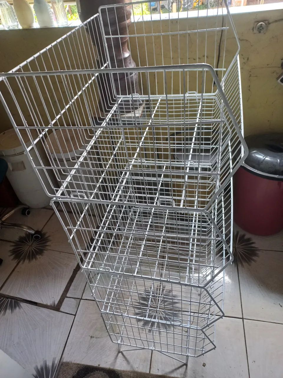 Cestos expositor aramado grande - Foto 3