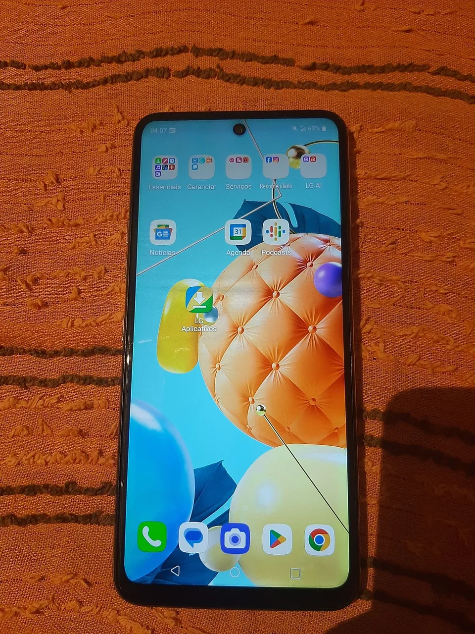 LG k62+ 128gb apenas troca