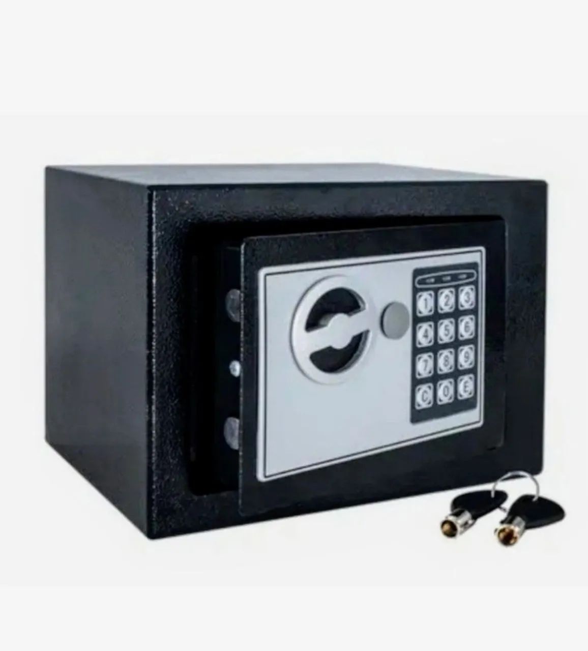 Cofre Digital Eletrônico Com Senha e Chave - produto Novo 