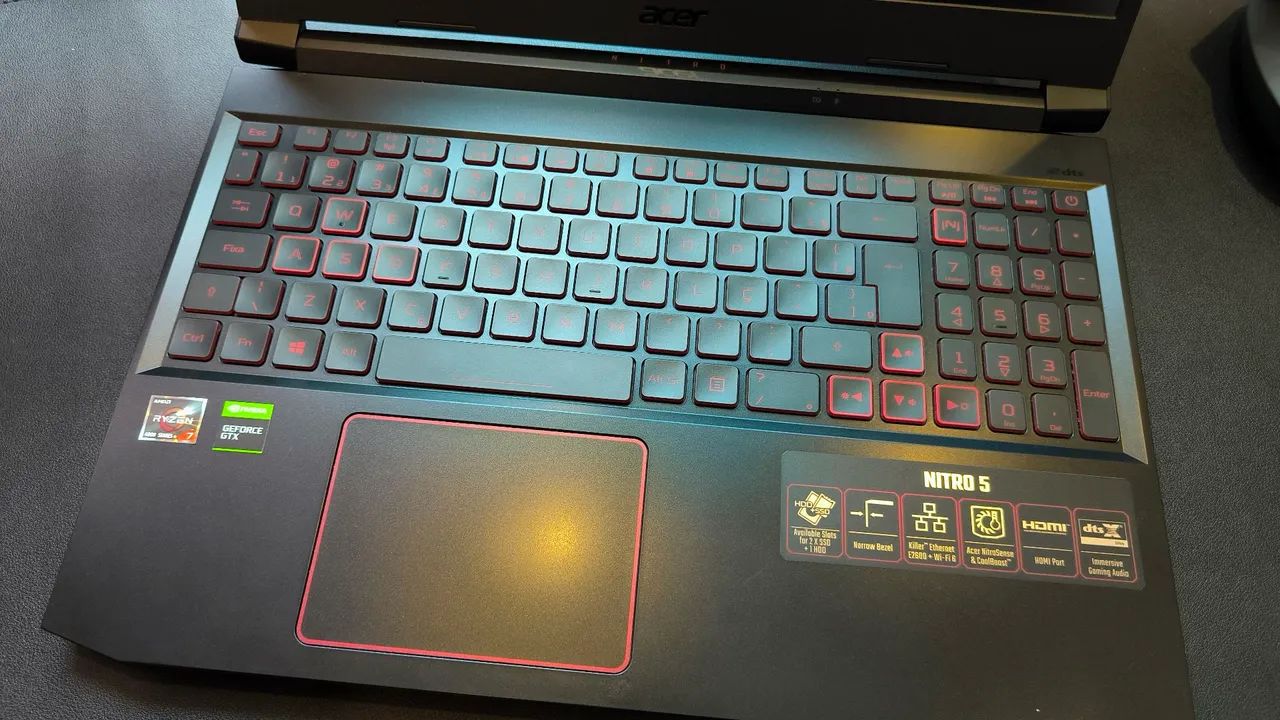 Notebook Gamer Acer Nitro 5 Ryzen 7, 16GB RAM, GTX 1650, 512GB SSD - Foto 3
