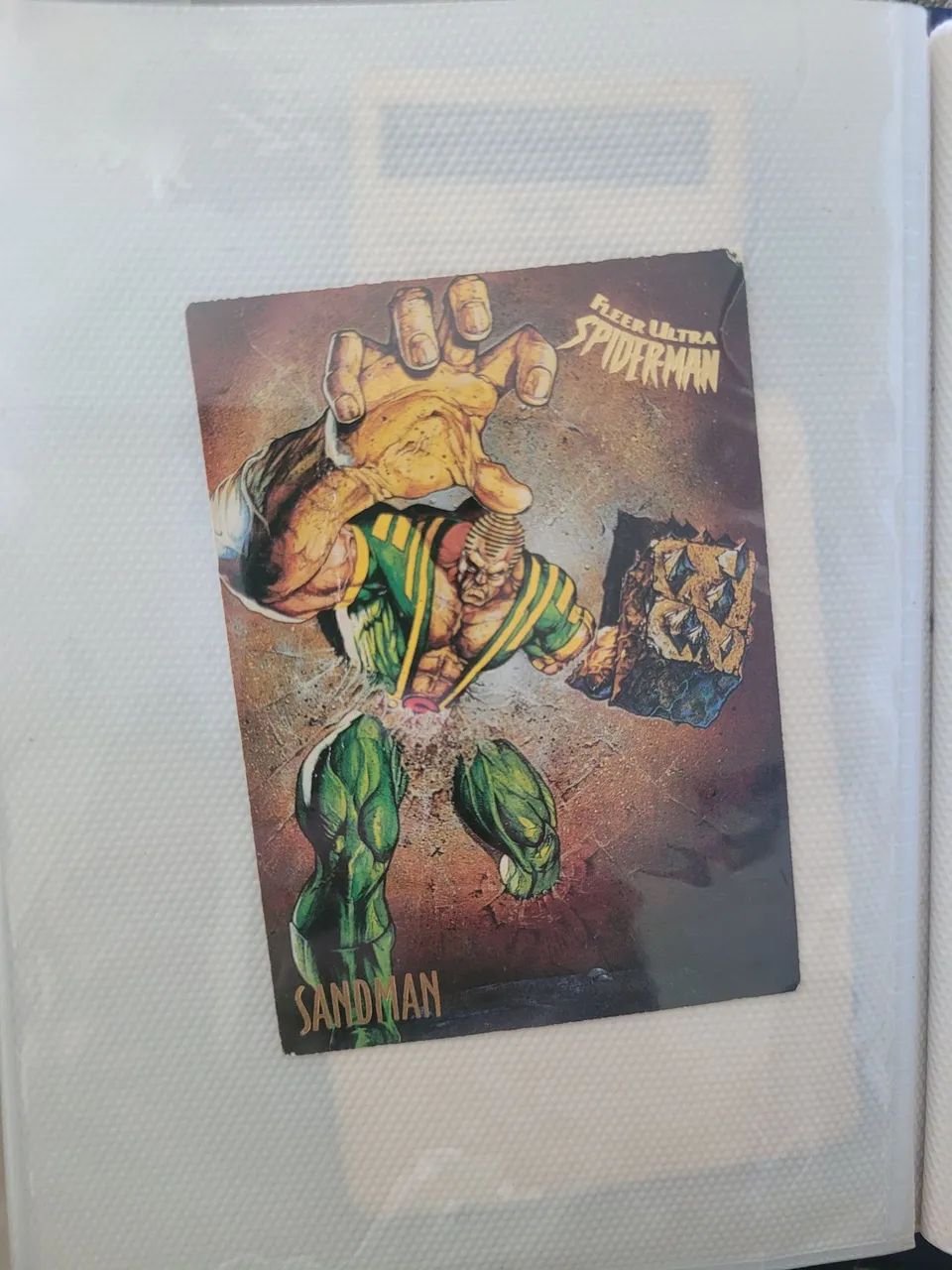 Card sandman 46  fleer ultra spider man 1995