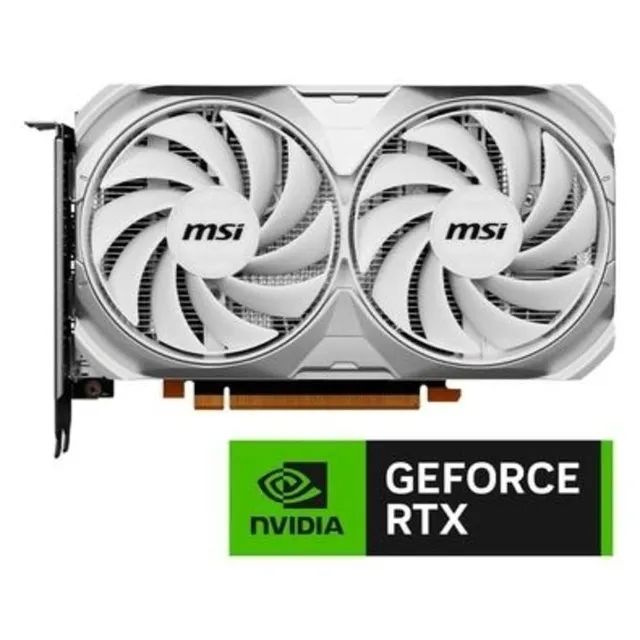 Placa de Vídeo Nvidia GeForce MSI RTX 4060 8GB Ventus OC White, 128 Bits, GDDR6, Dual Fan - Foto 4