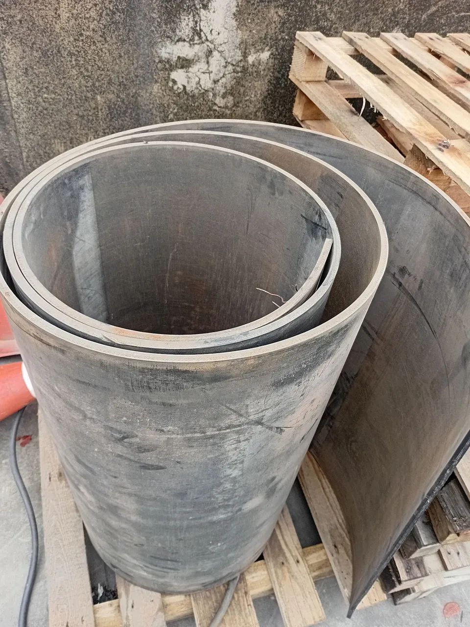 Manta de borracha lonada para picape 2,10x91x10mm