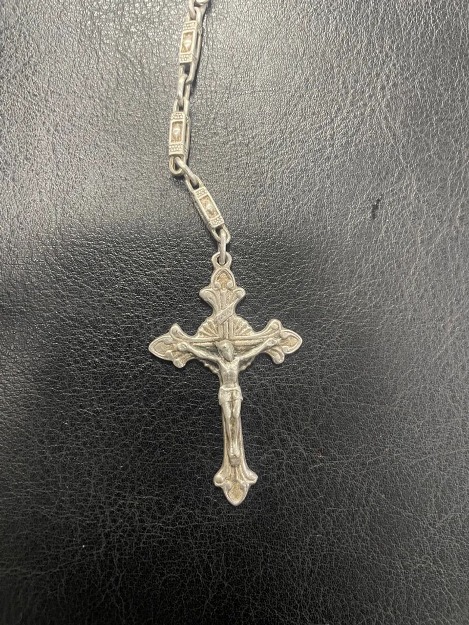 Rosário de prata antigo - Foto 2