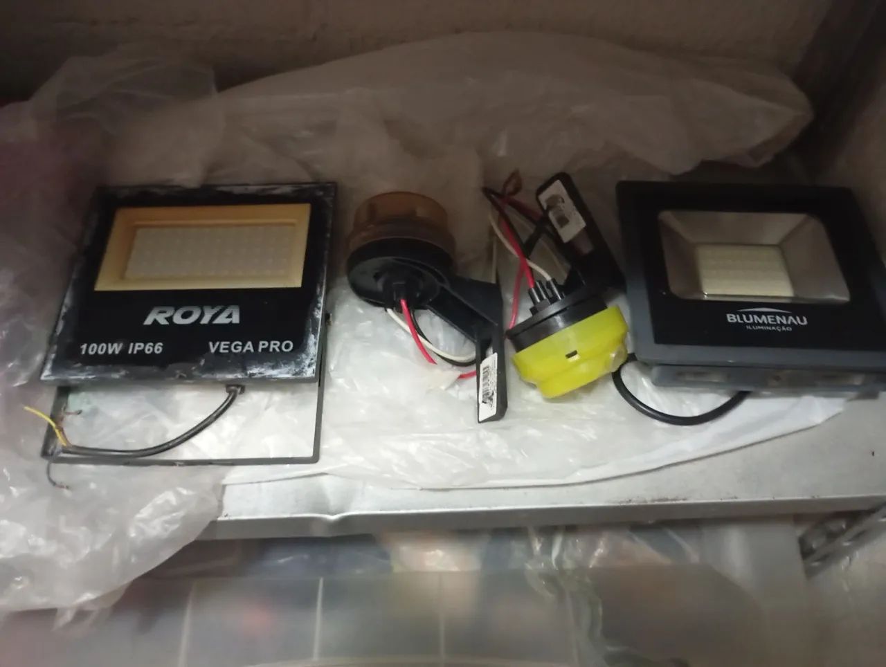 Refletores e sensores